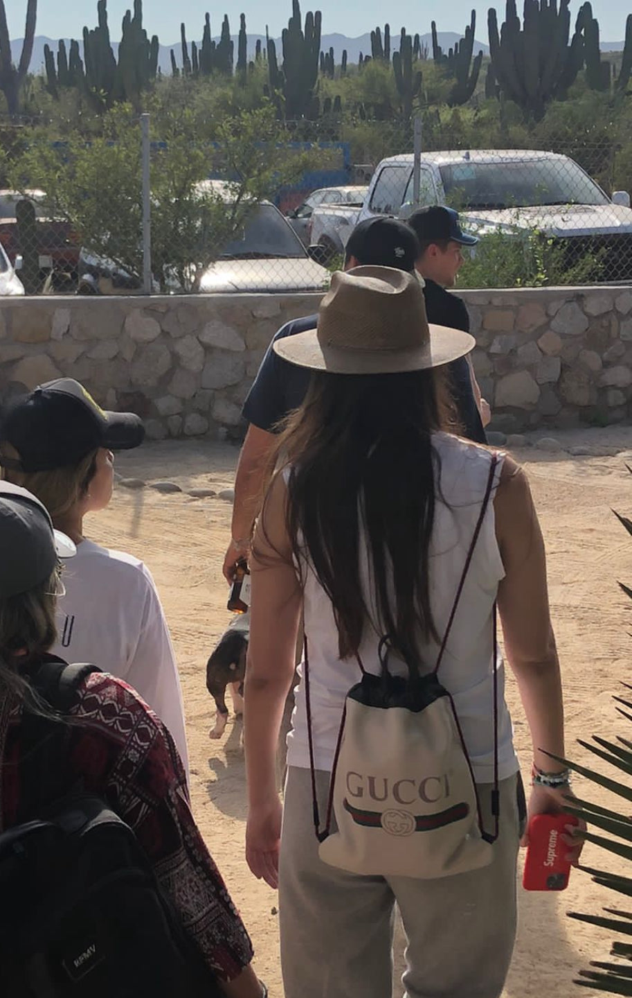 Mochila gucci piel