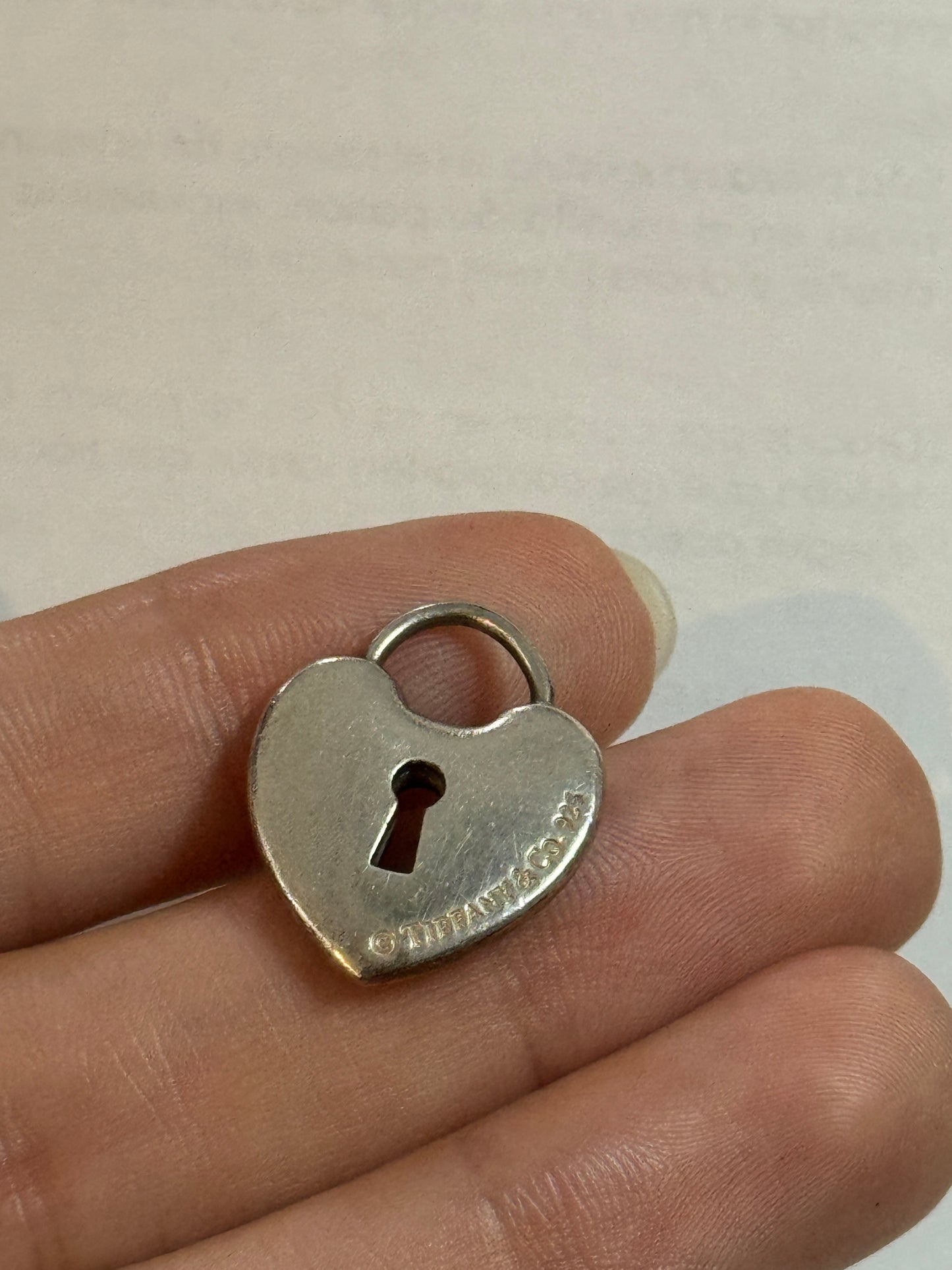 Tiffany lock charm