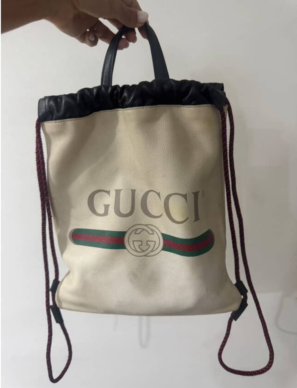 Mochila gucci piel